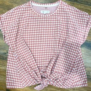 Lou & Grey Gingham top